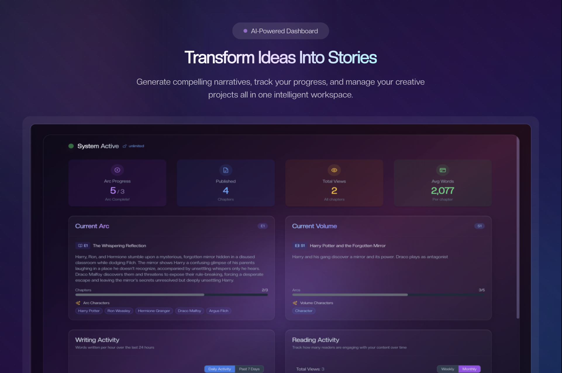 SourceNovel Dashboard